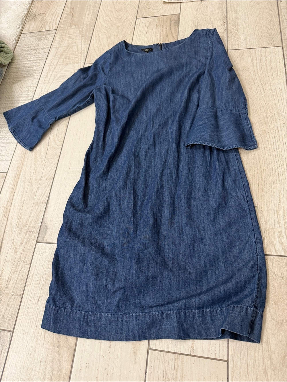 Talbots Dark Blue Denim Midi Dress